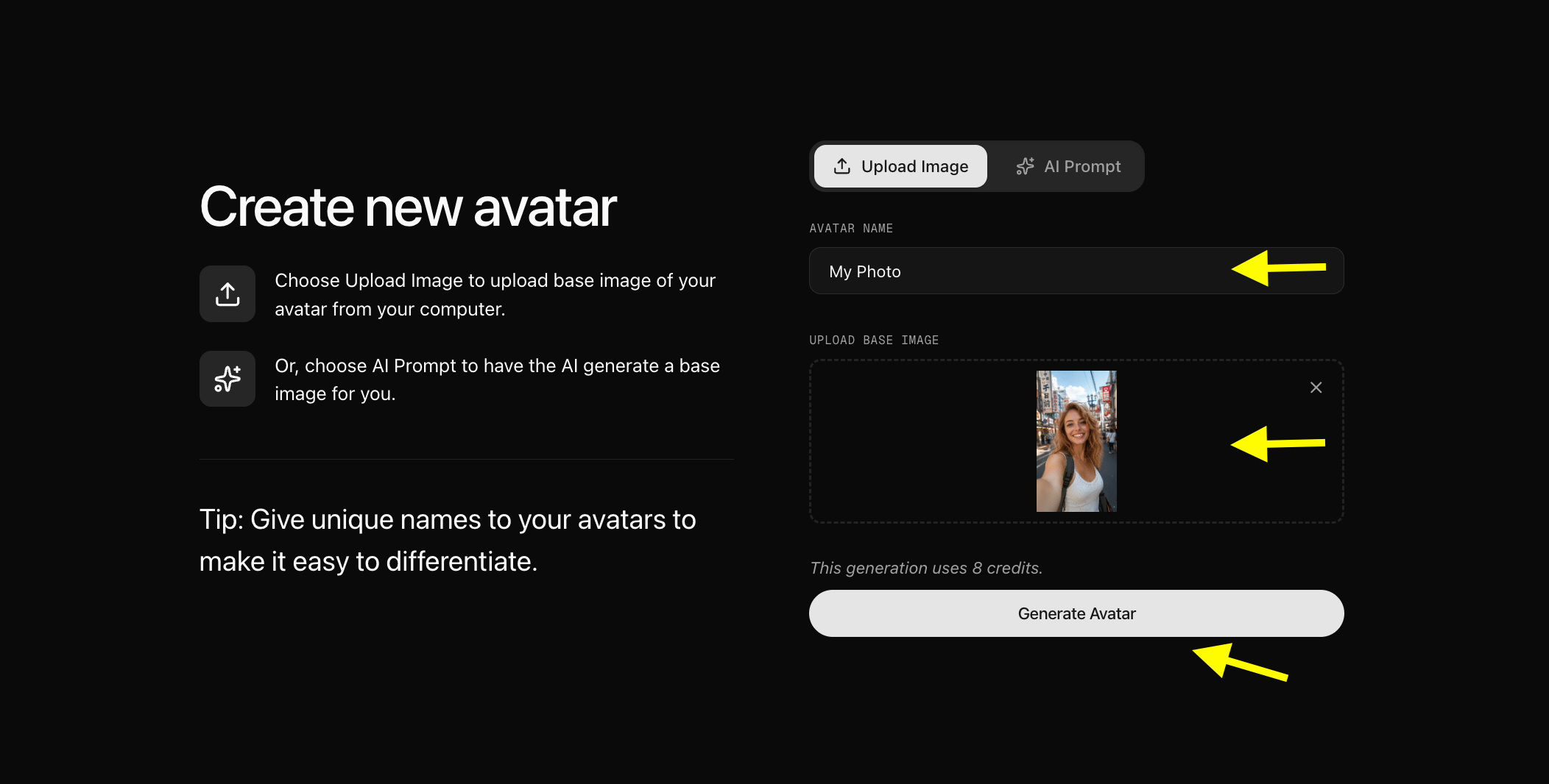 Generate Avatar