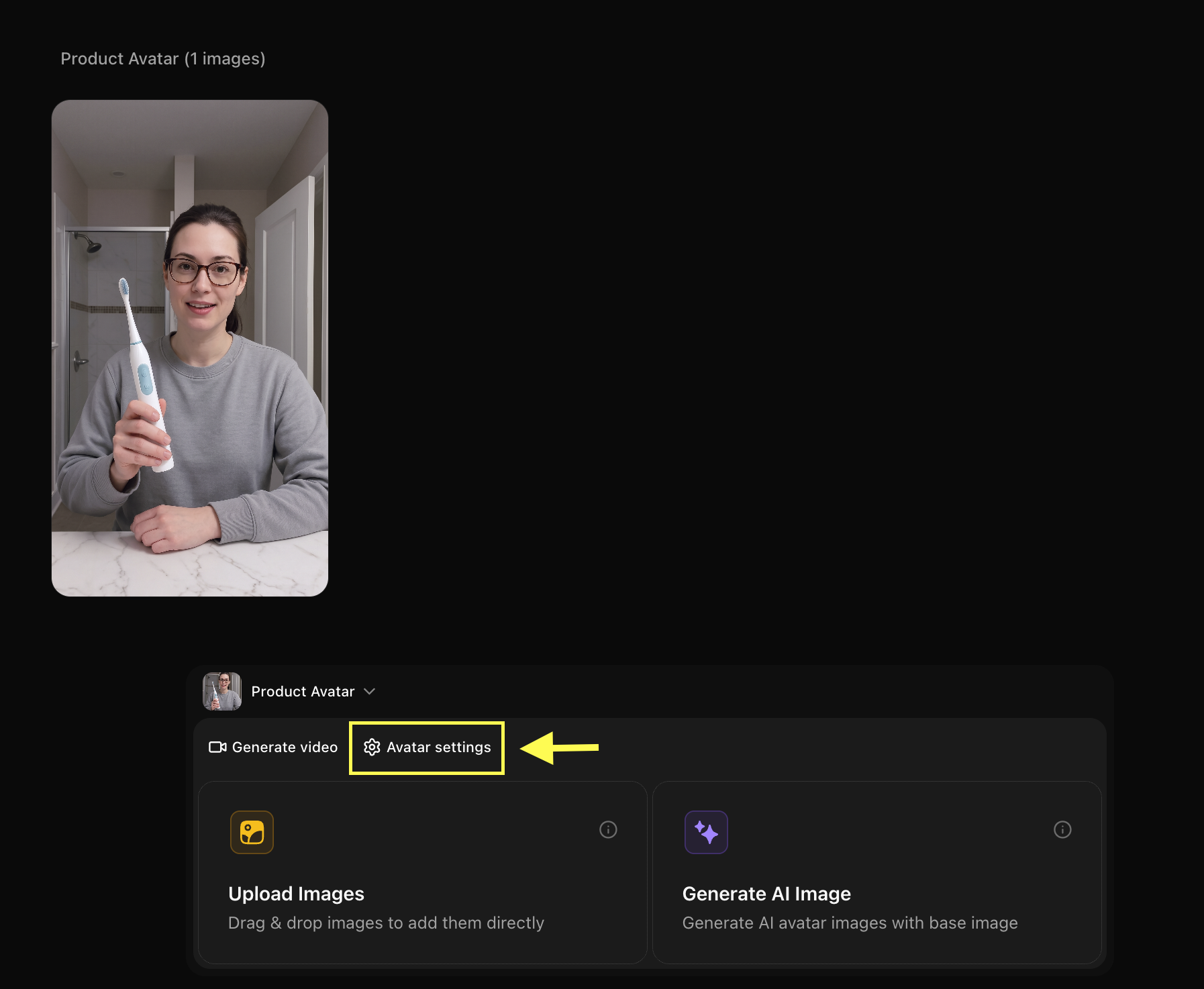 Avatar Settings