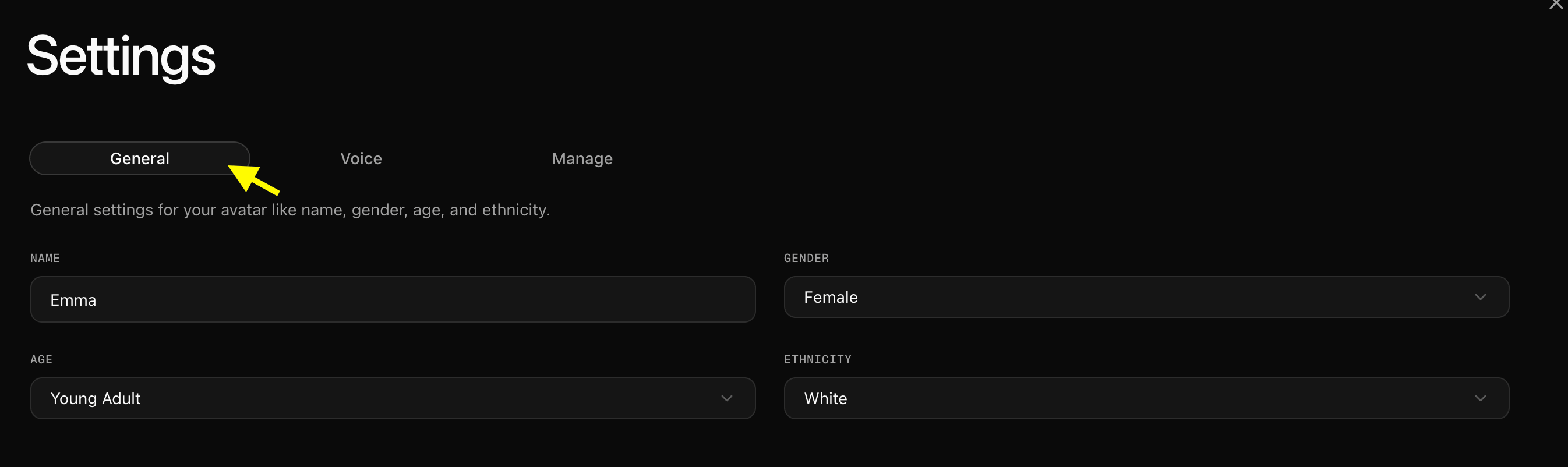 Adjust General Settings