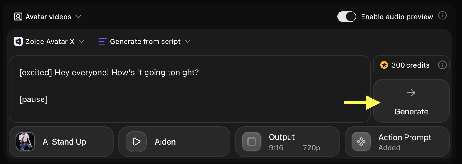 Generate Video
