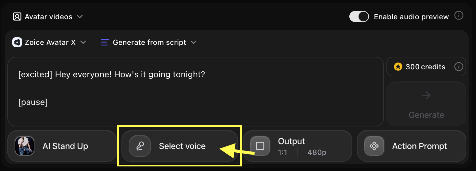 Select Voice