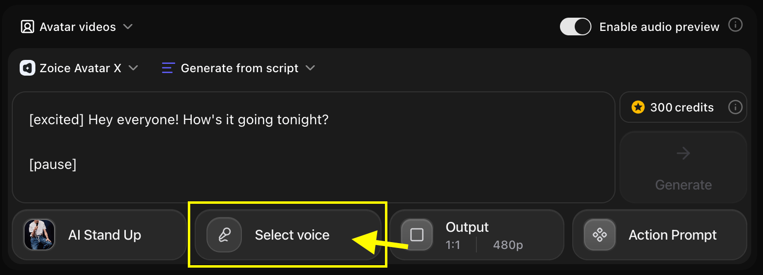 Select Voice