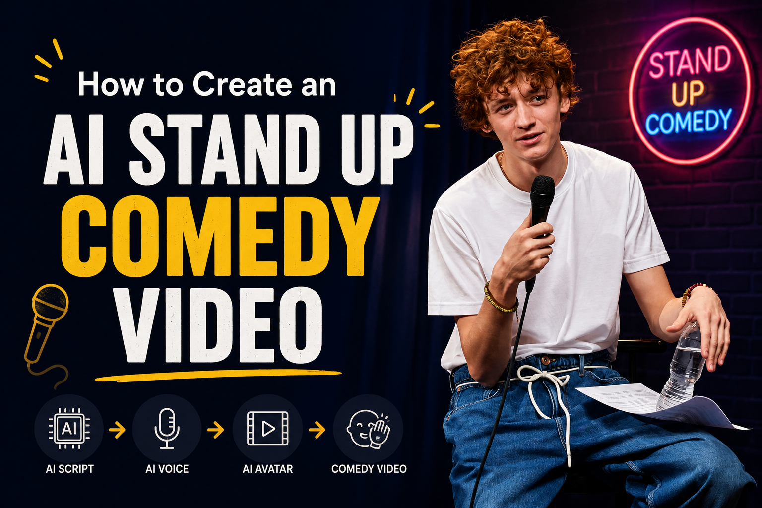 How to Create an AI Stand Up Comedy Video