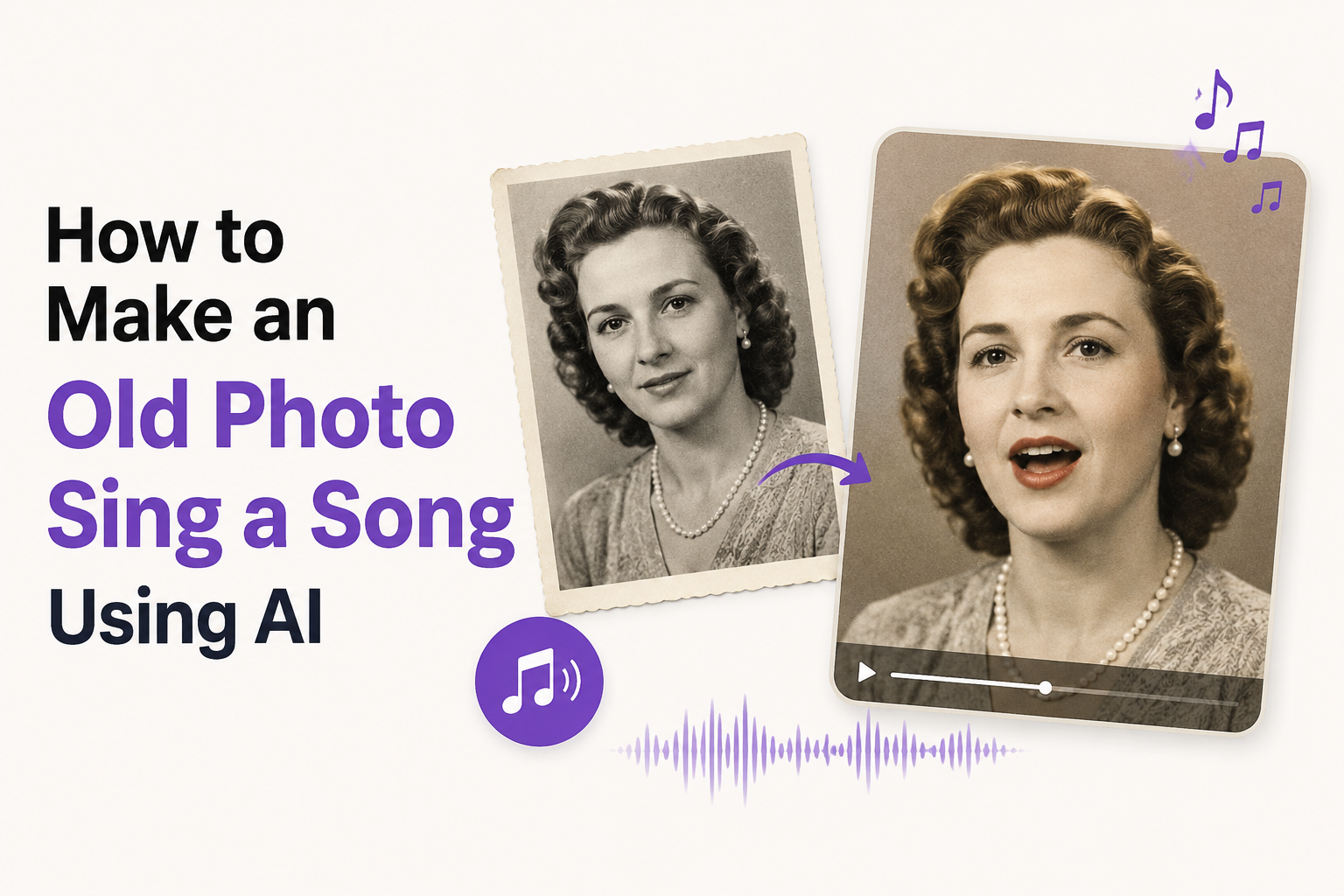 How to Make an Old Photo Sing a Song Using AI