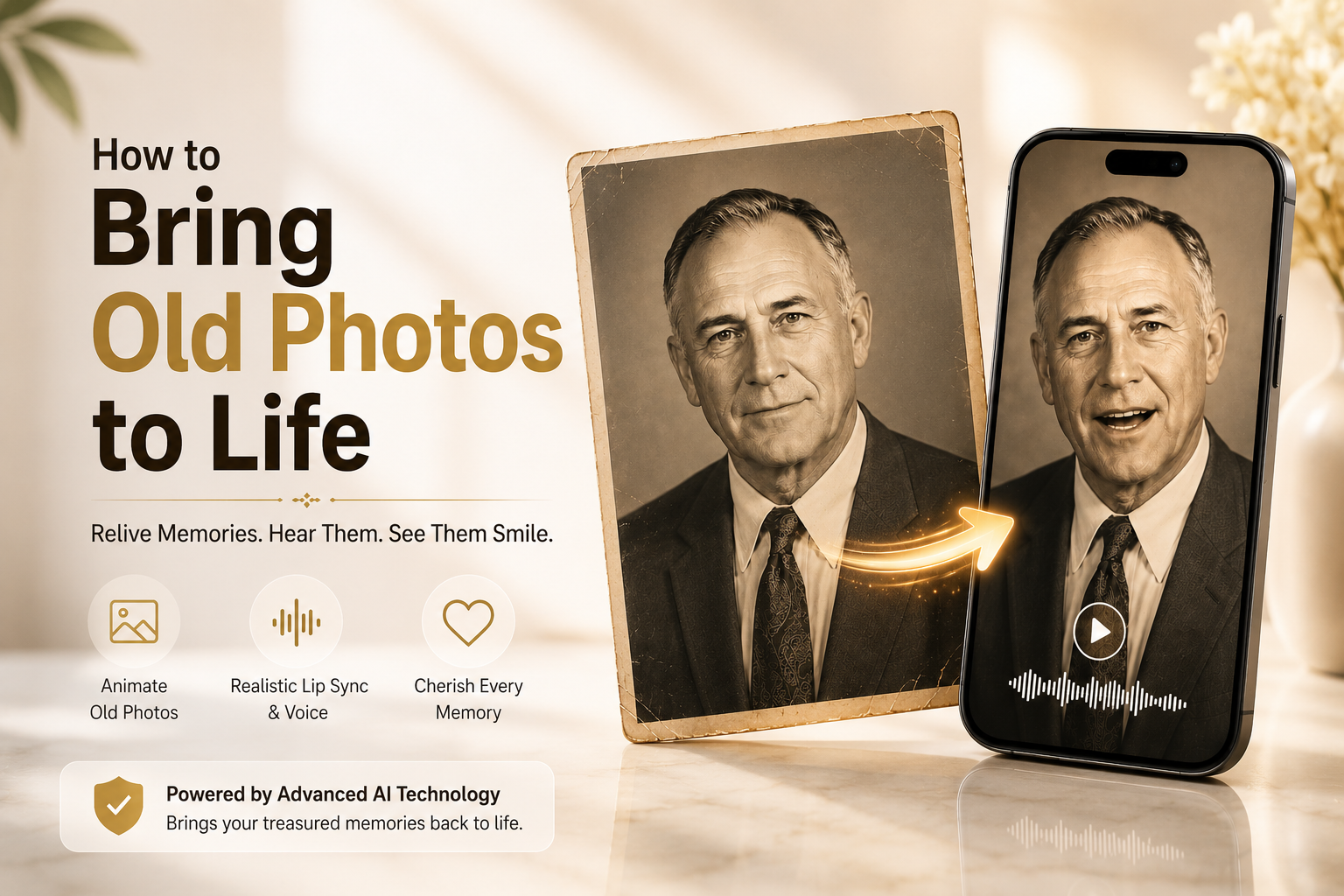 How to Bring Old Photos to Life