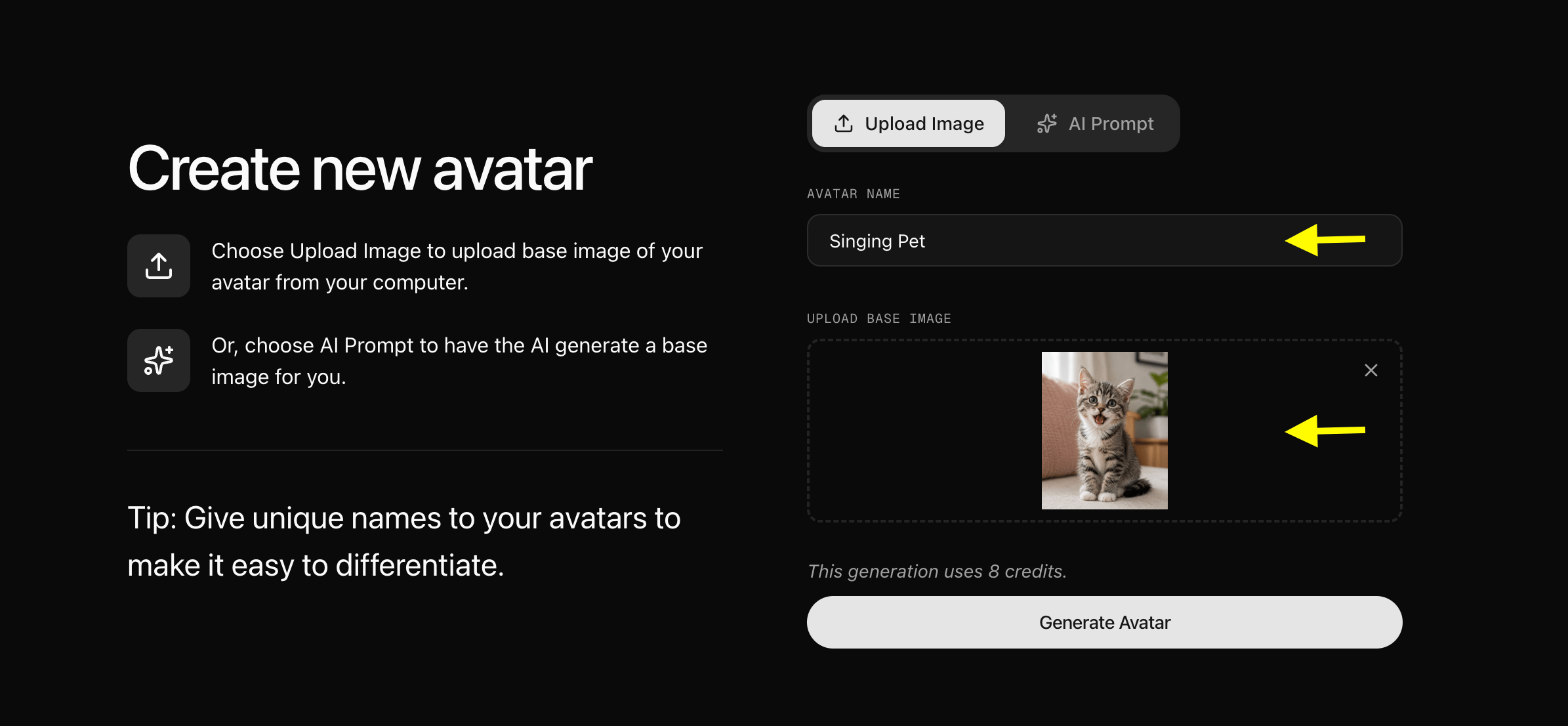 Avatar Preview