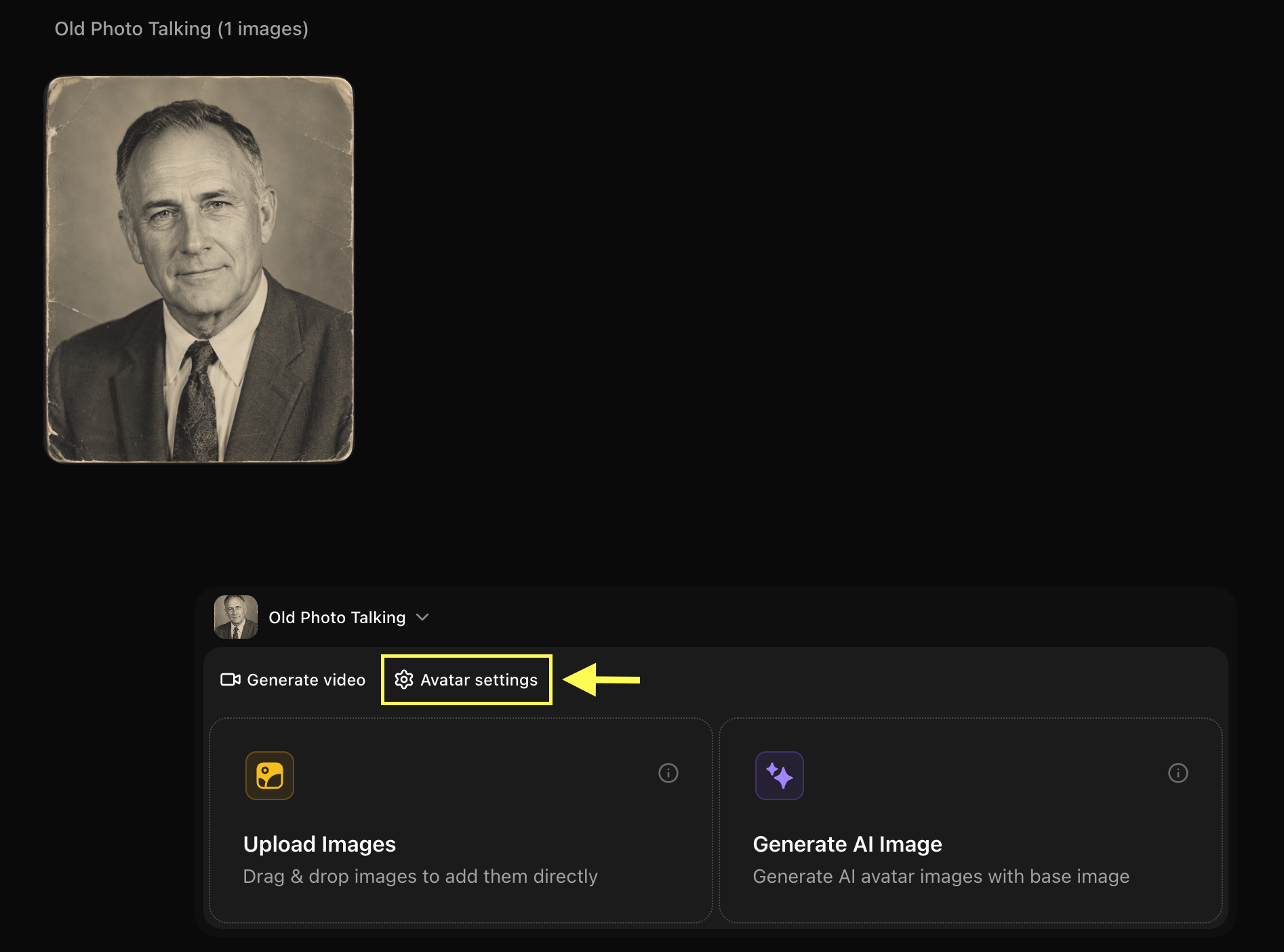Avatar Settings