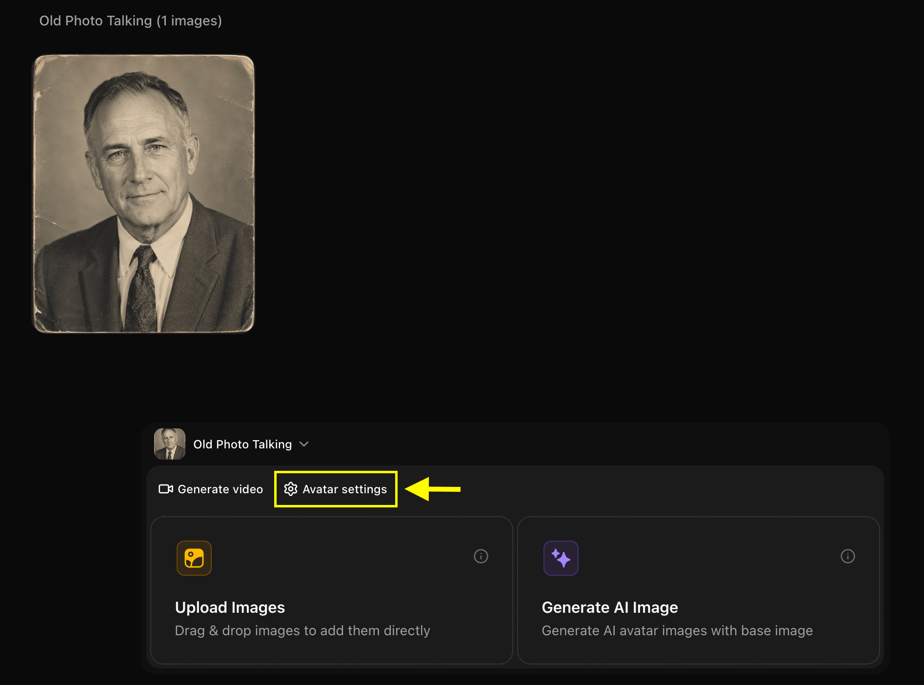 Avatar Settings