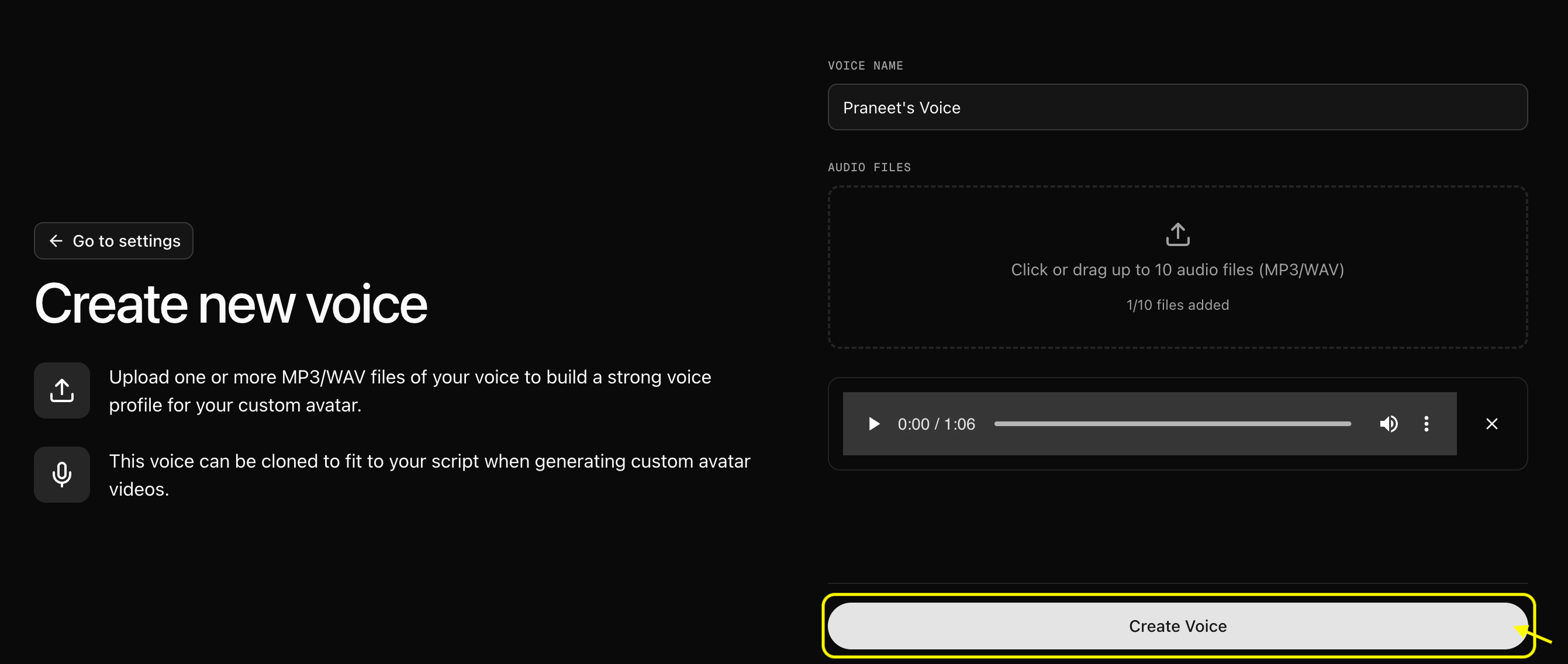 Navigate to Settings