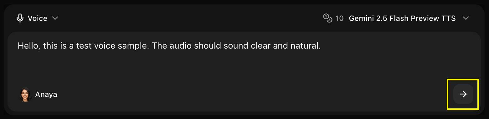 Click Generate