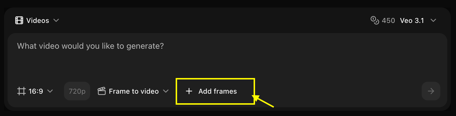 Upload Frames