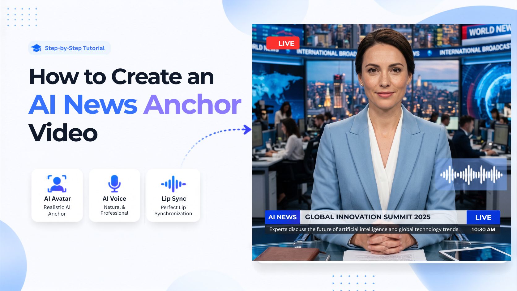How to Create an AI News Anchor Video