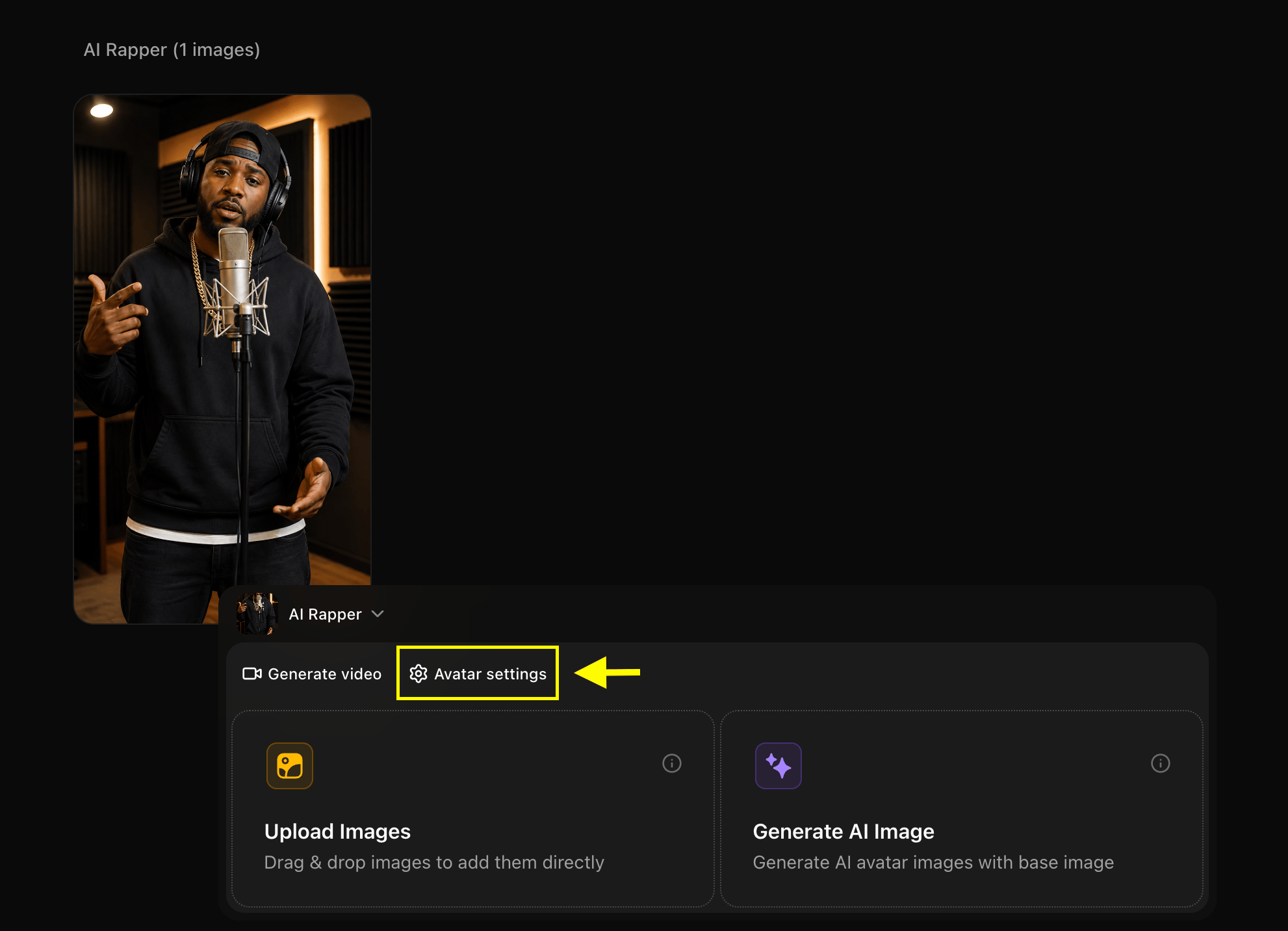 Avatar Settings