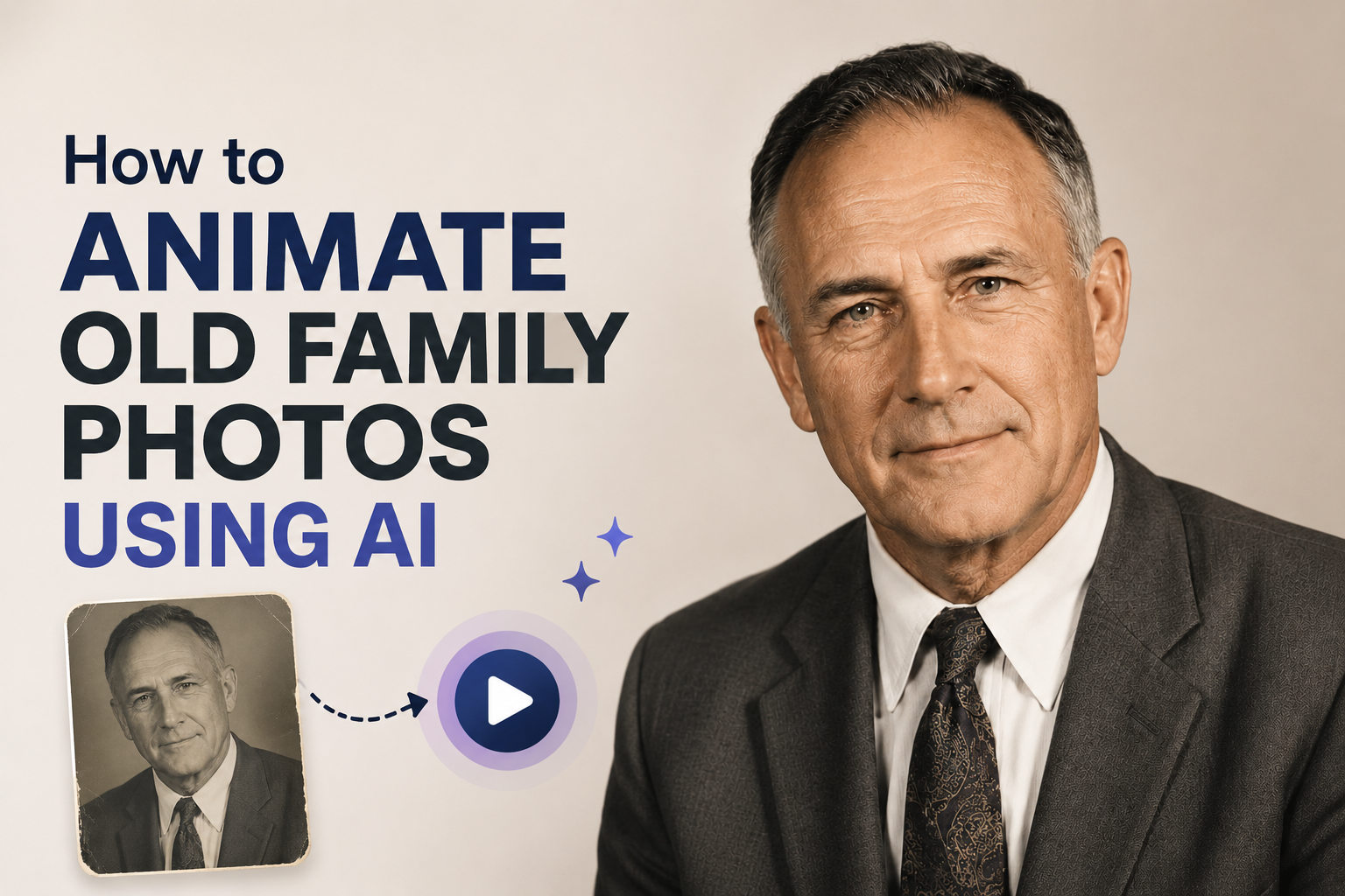 How to Animate Old Family Photos Using AI