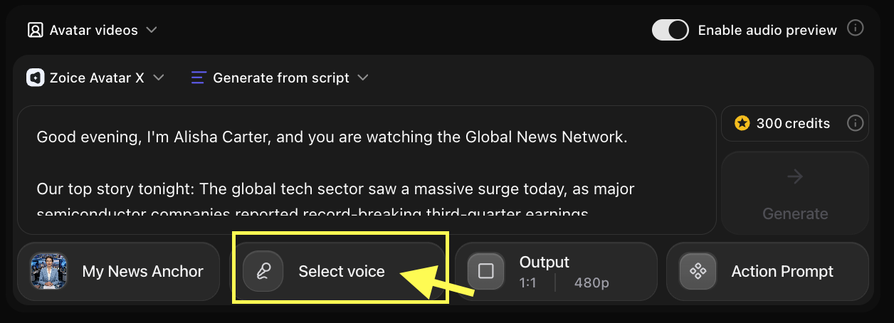 Select Voice