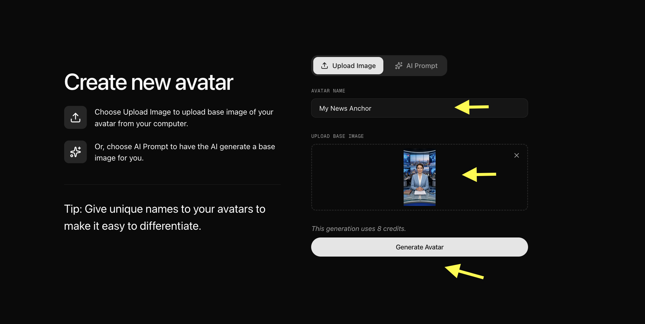 Generate Avatar