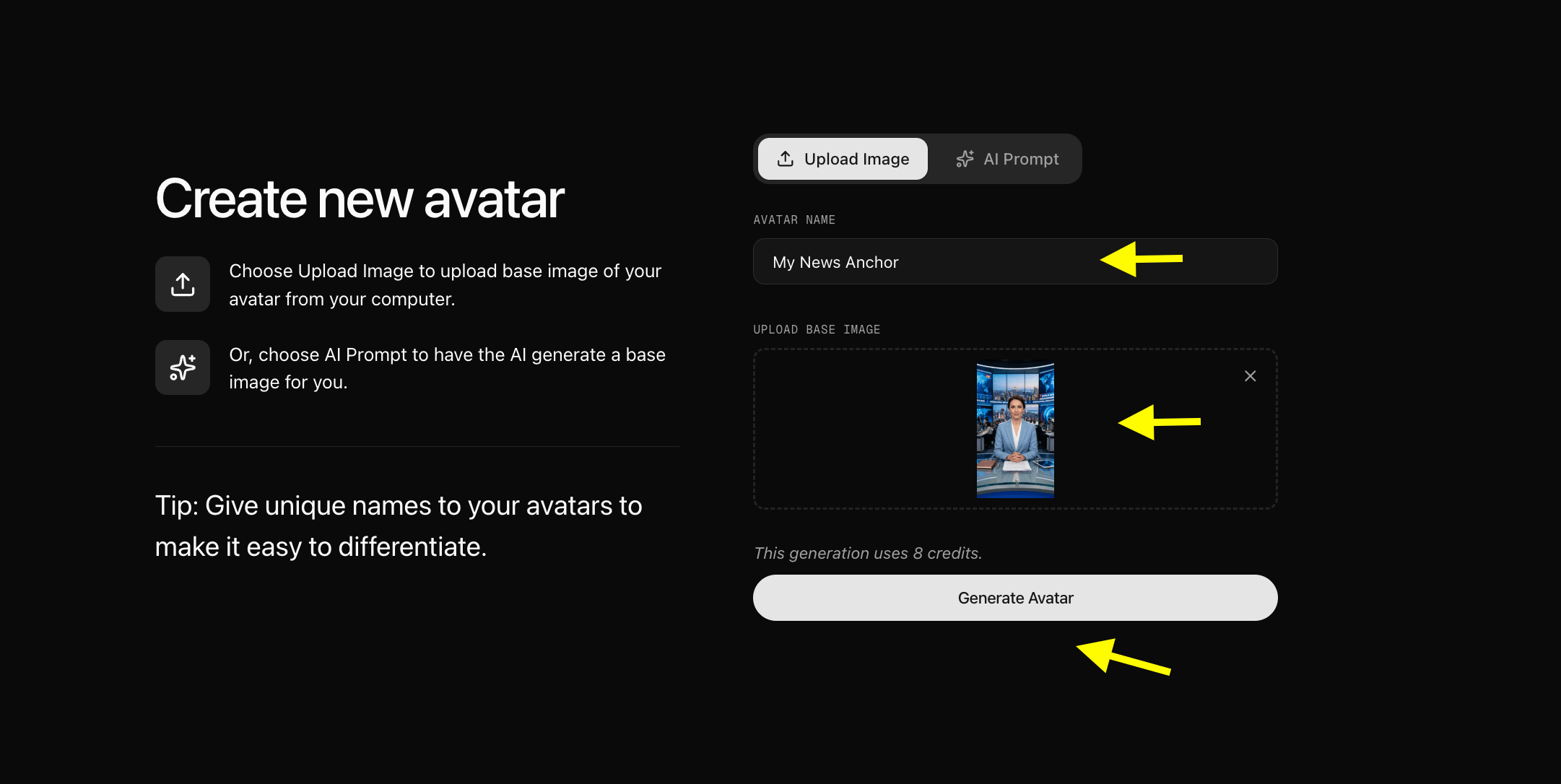 Generate Avatar