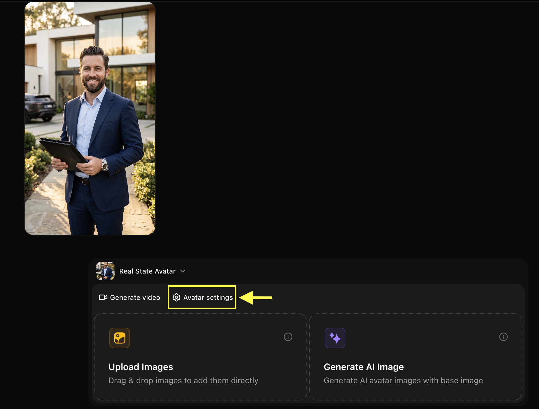 Avatar Settings