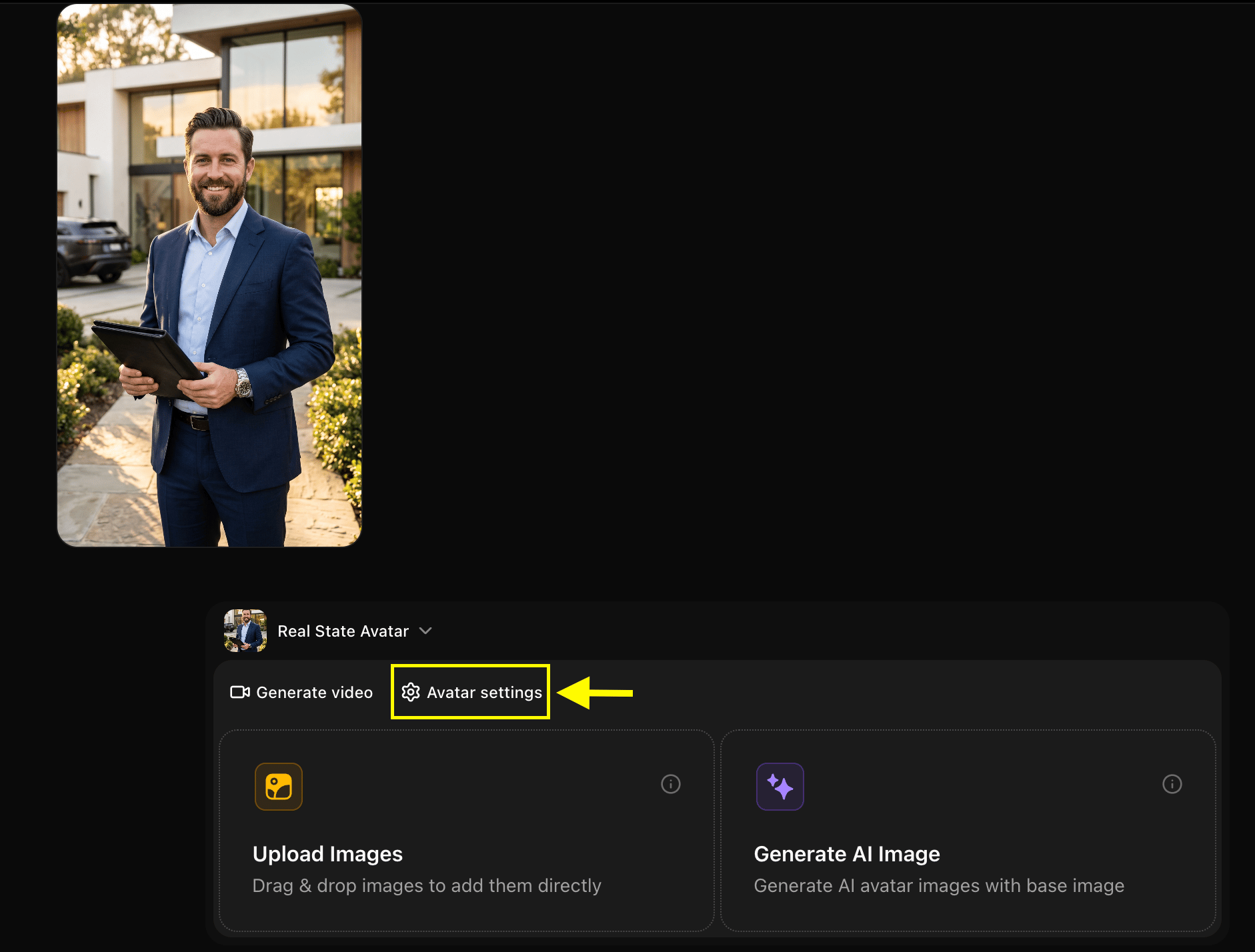 Avatar Settings
