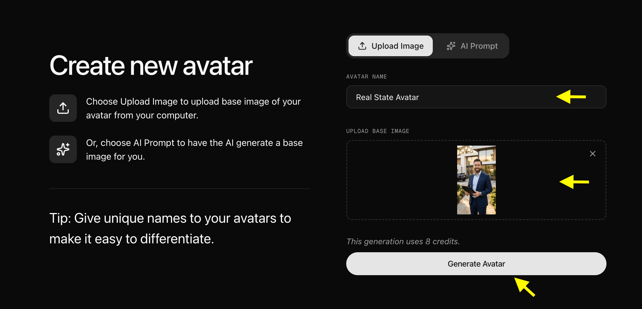 Generate Avatar