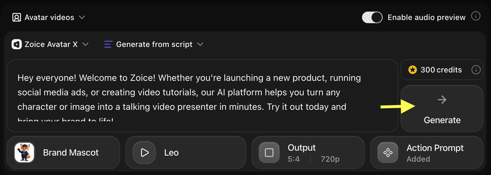 Generate Video