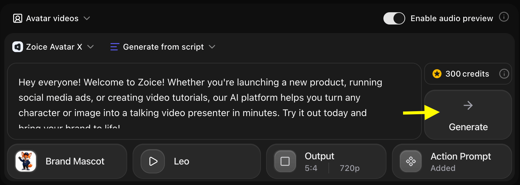 Generate Video