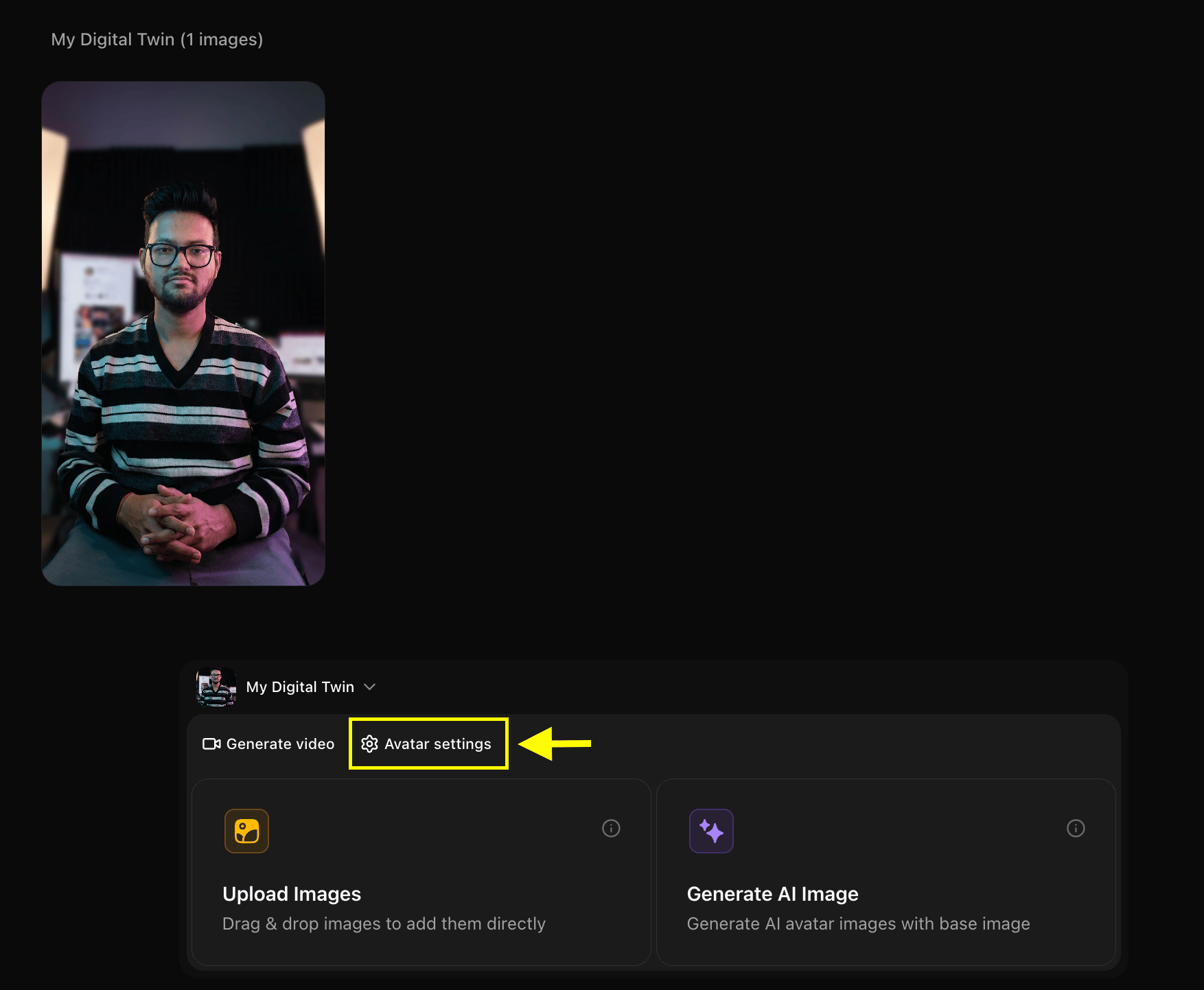 Configure Avatar Settings