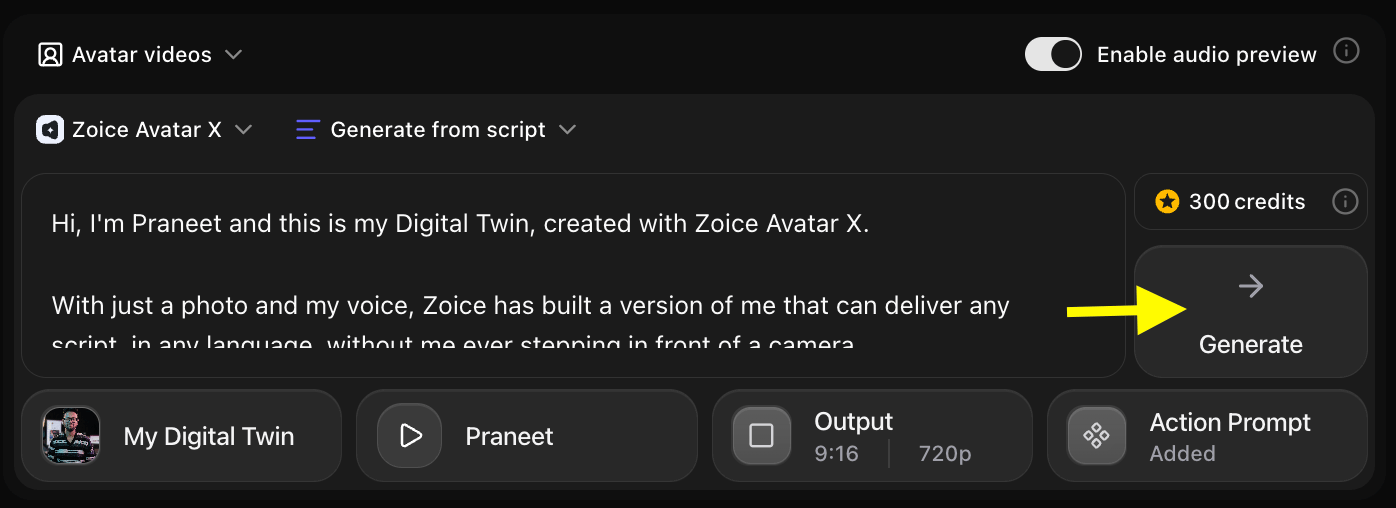 Generate Video