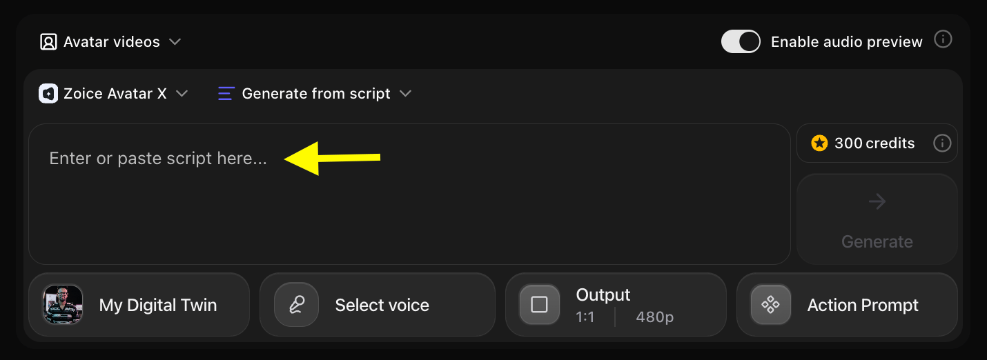 Script Box