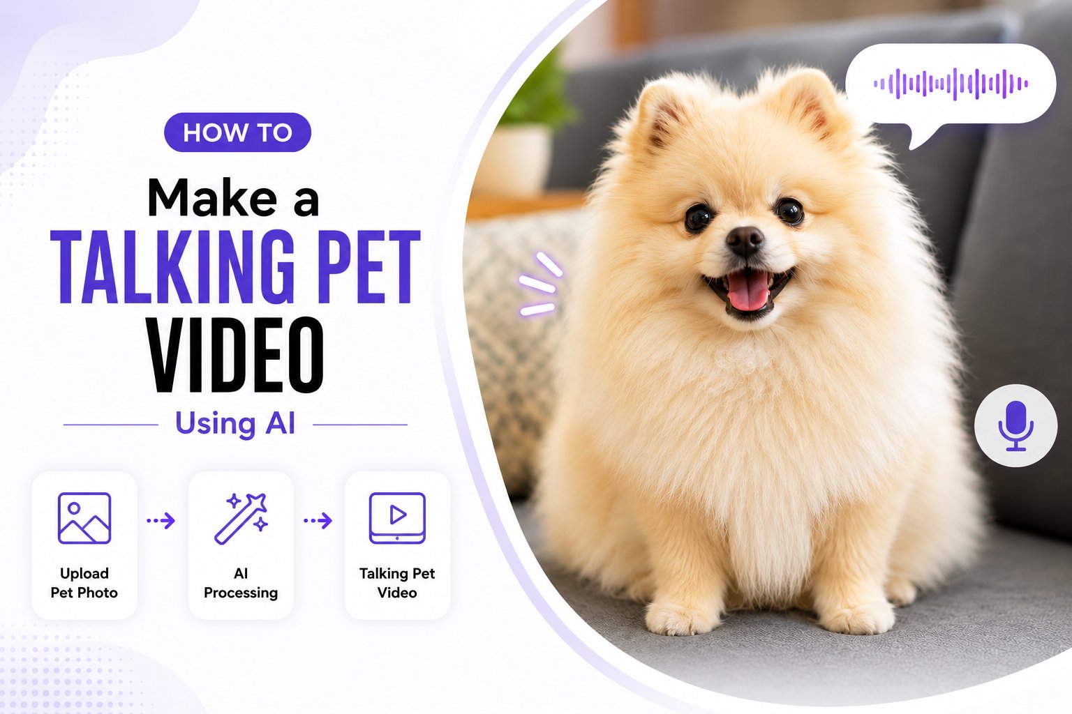 How to Make a Talking Pet Avatar Video Using AI