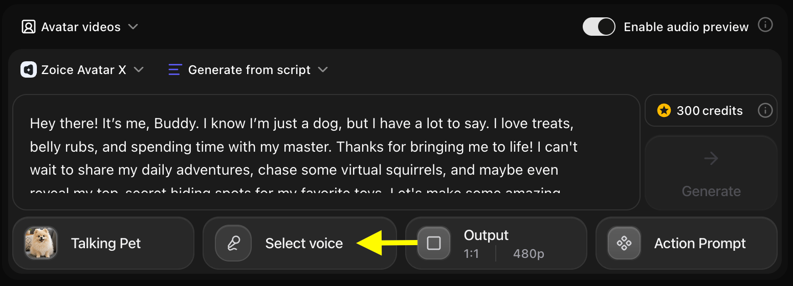 Select Voice