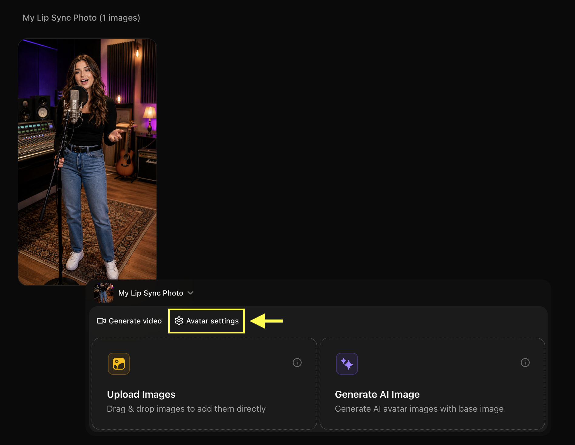 Avatar Settings