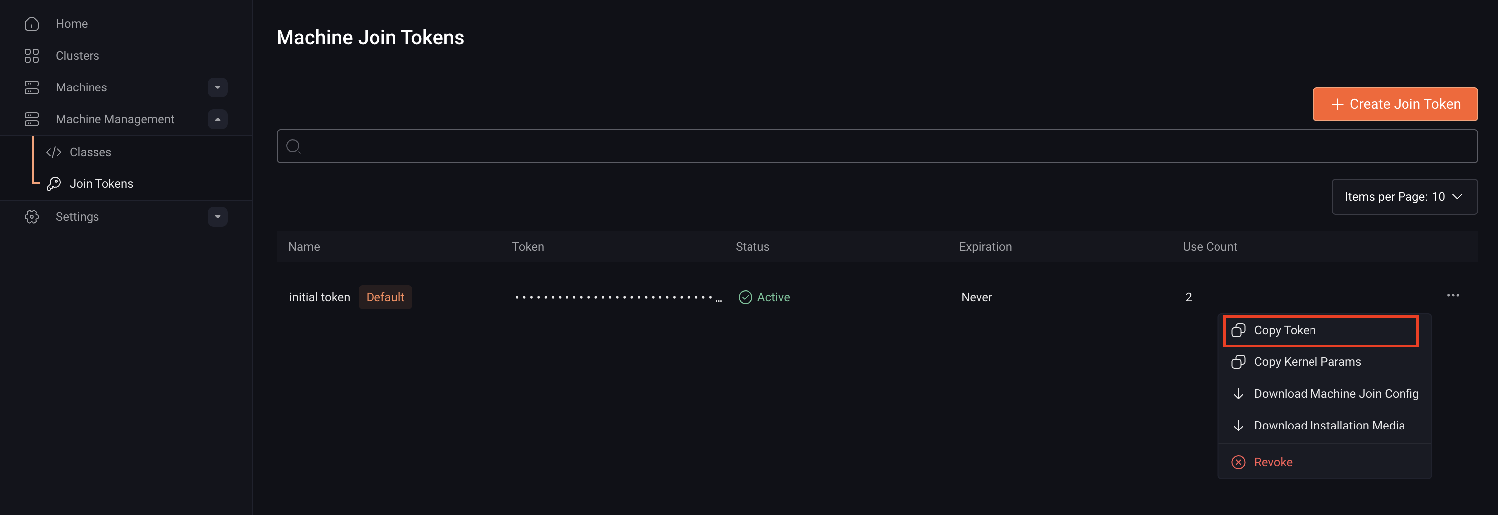 Copy Token