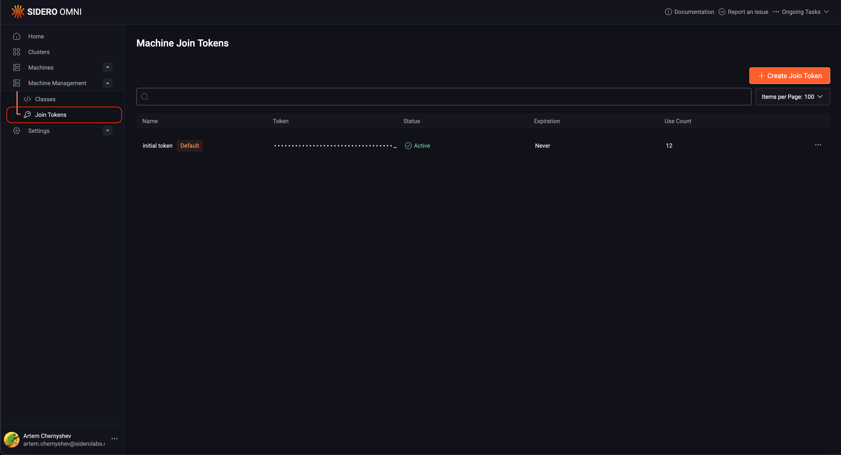 Machine Join Tokens