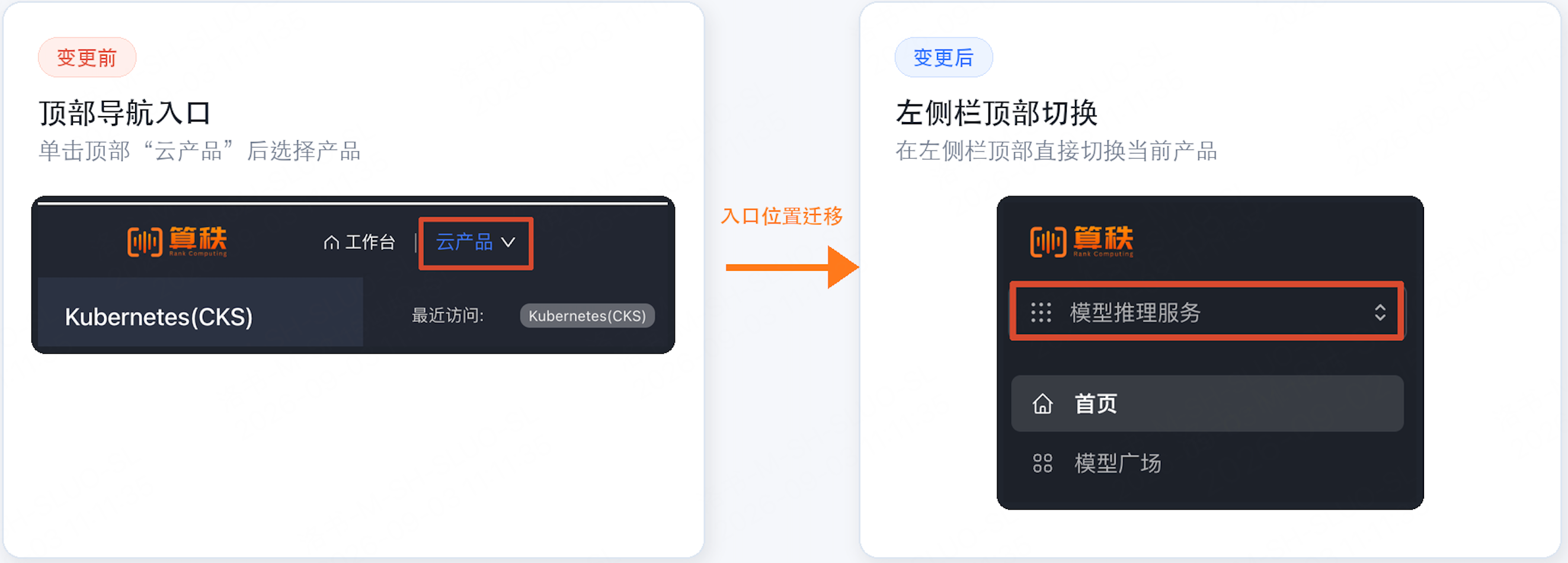 产品切换