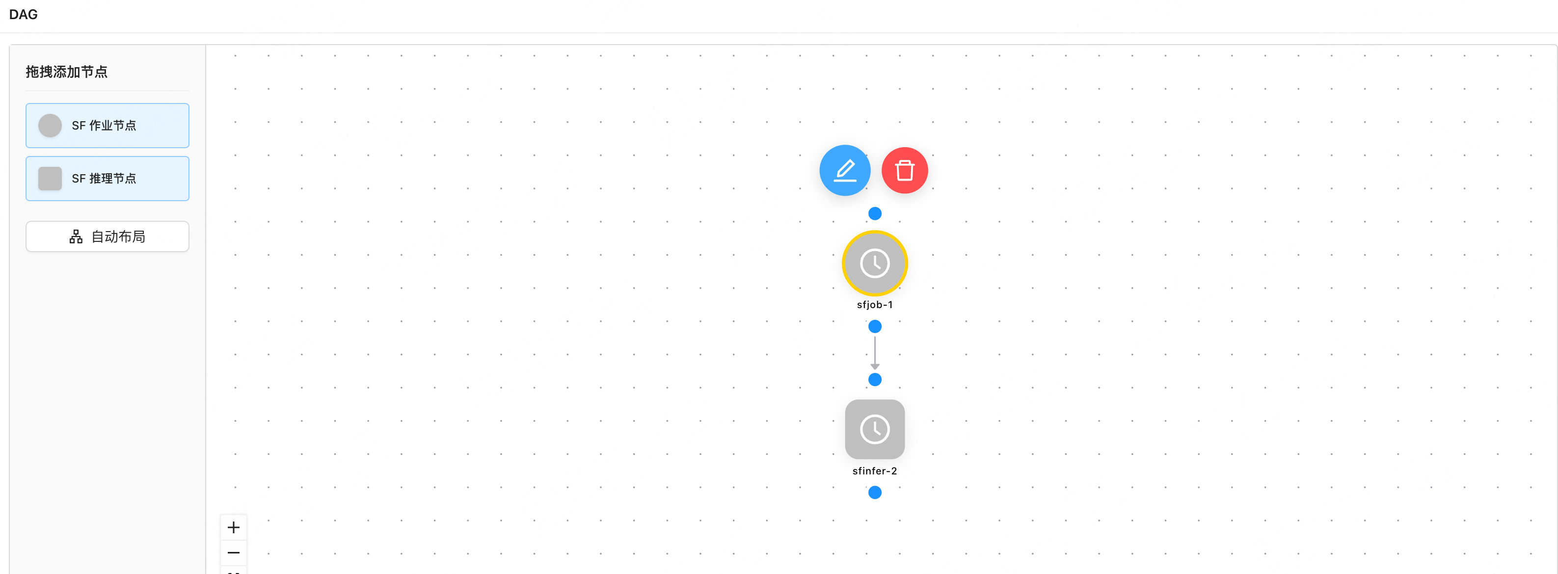 Workflow DAG 表单编排画布
