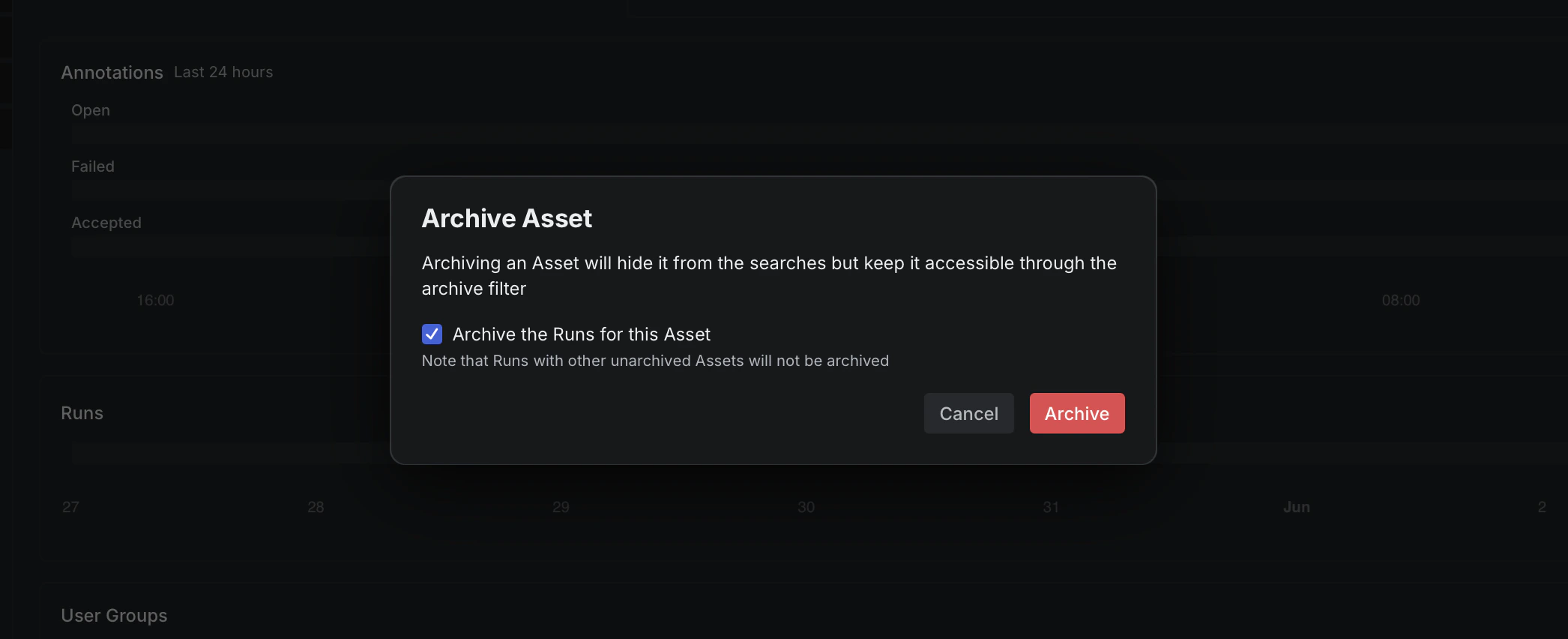 Archived Assets