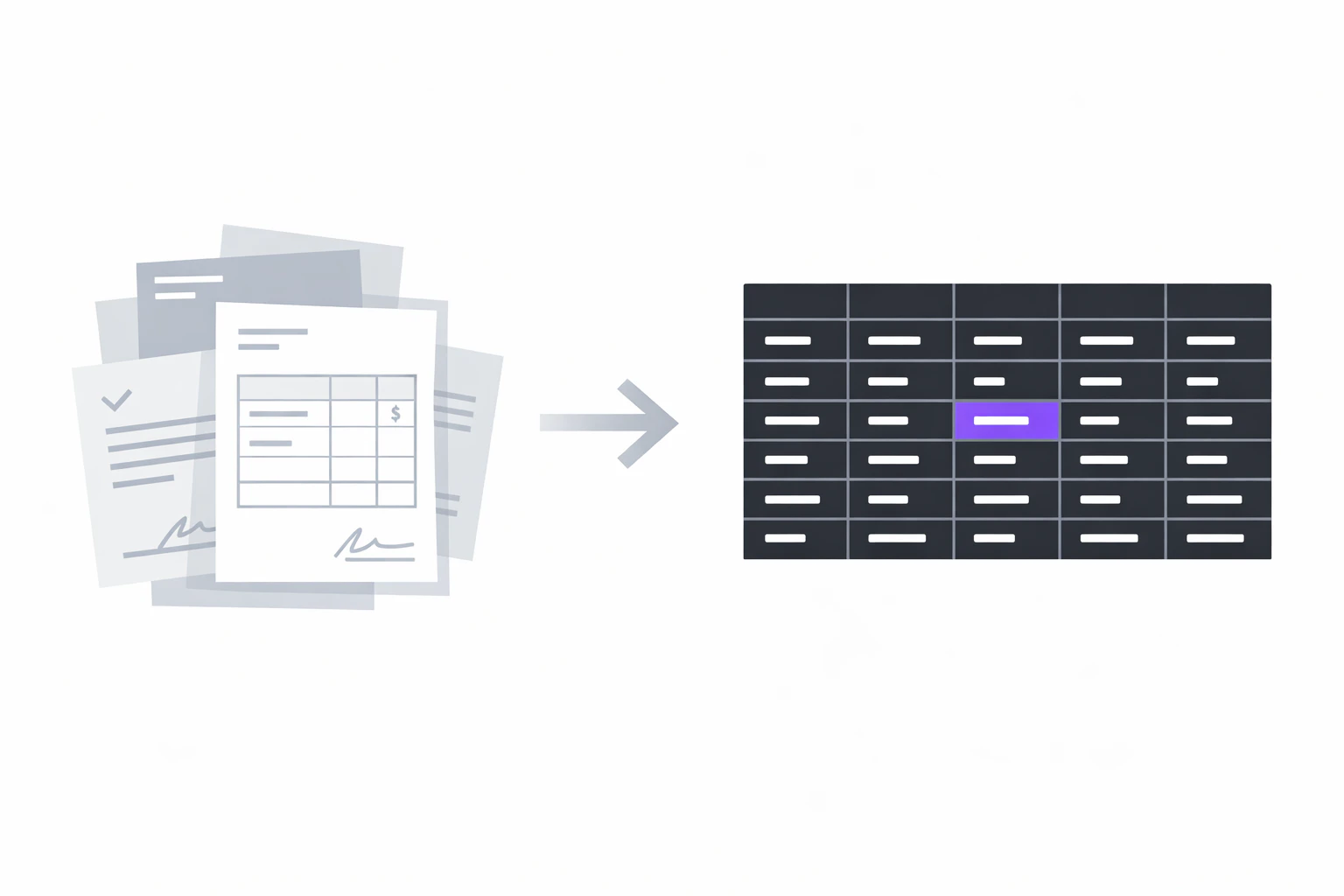 Documents becoming structured data