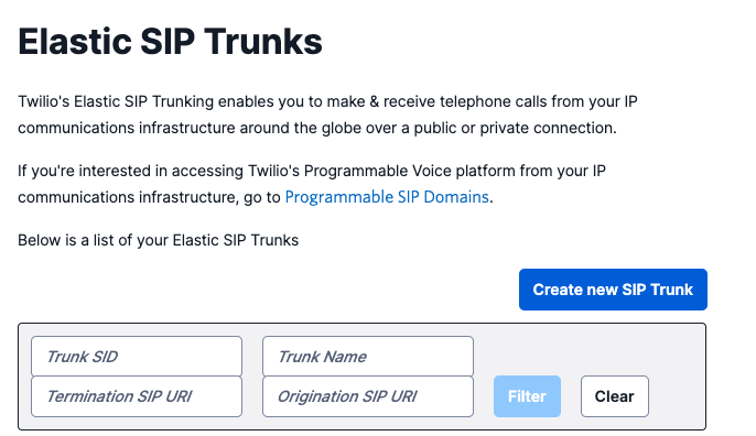 SIP Trunking