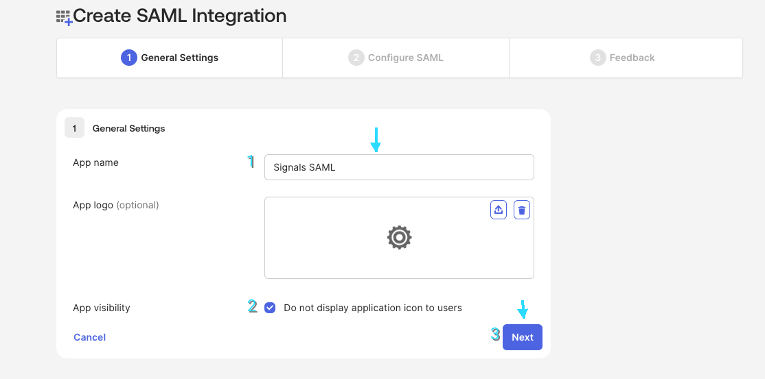Okta General Settings