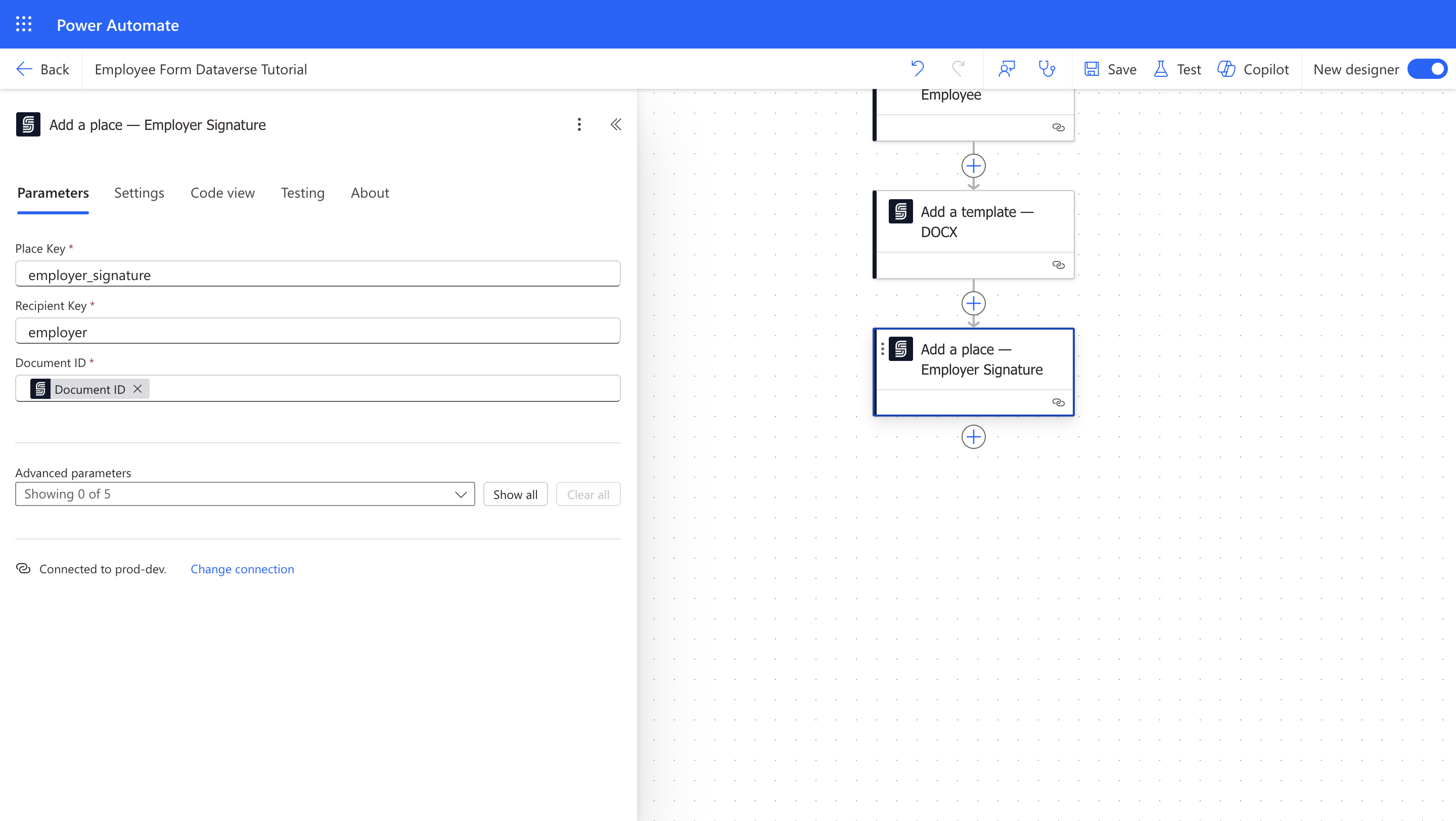 Add place employer