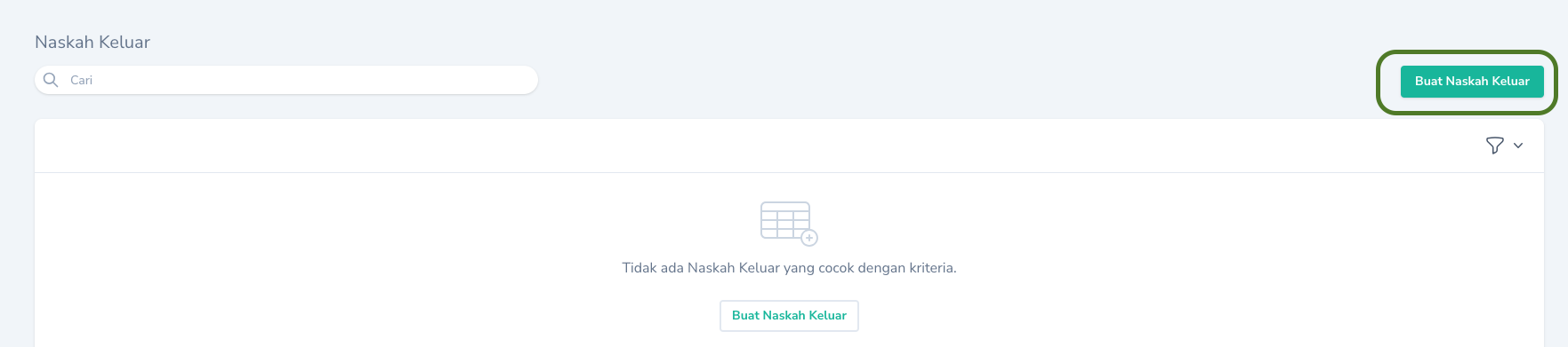 Nomor Naskah Keluar