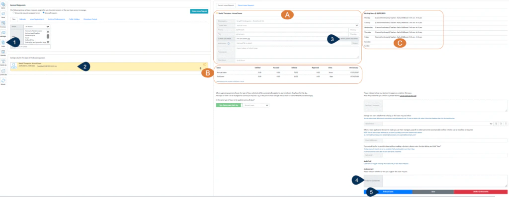 How To Endorse A Leave Request 1024x397