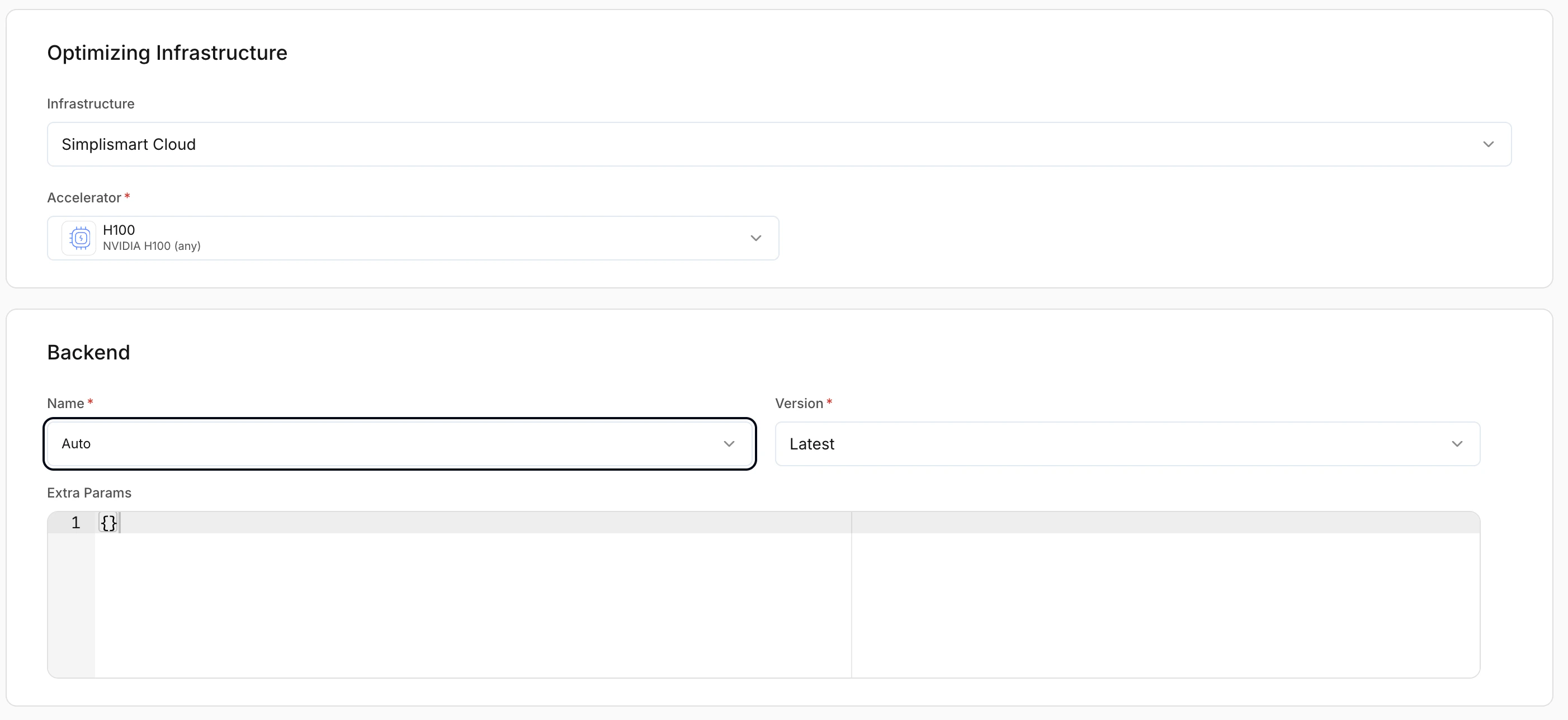 Infrastructure options: Simplismart Cloud and Bring Your Own Cloud