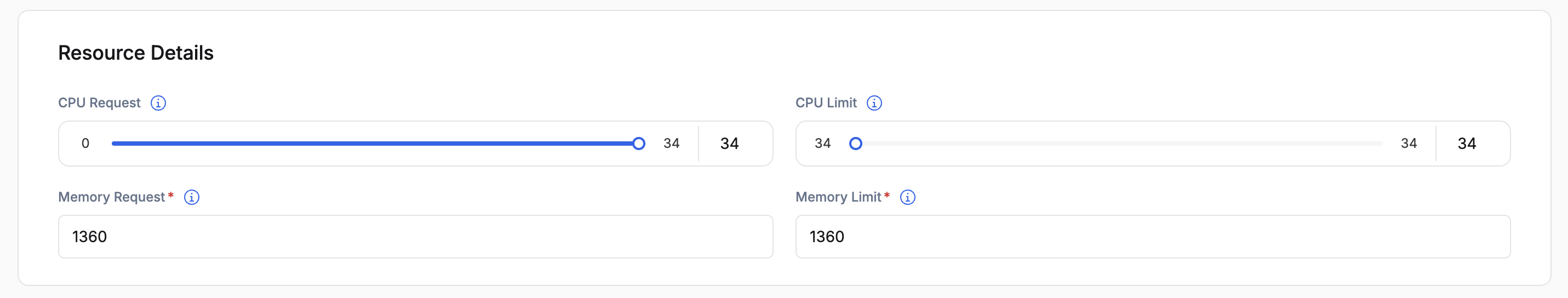 Resource details - BYOC