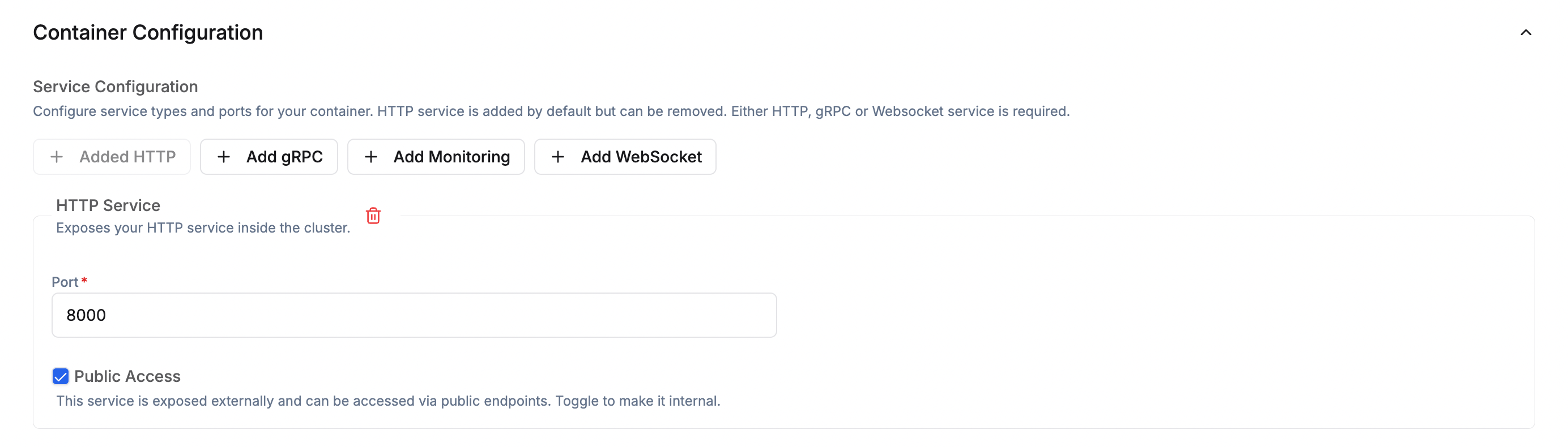 HTTP Service