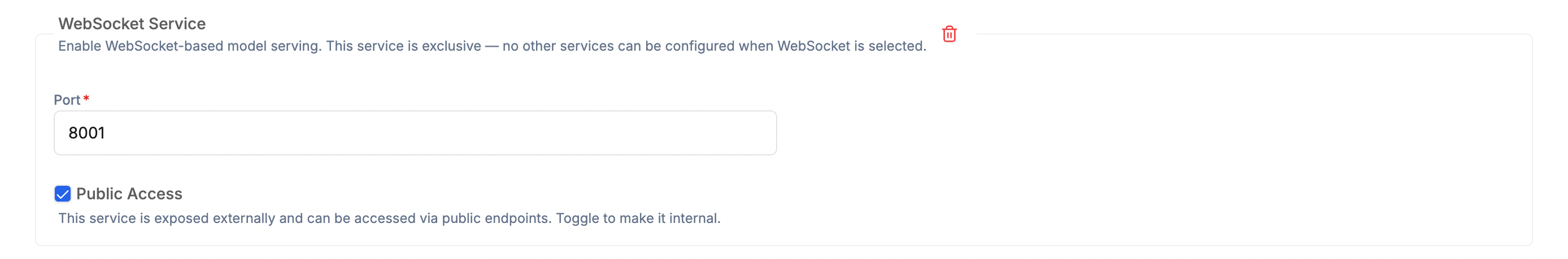 WebSocket Service