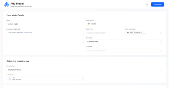 Example Base Model Plus Add Ons Adding a Custom Model - Simplismart