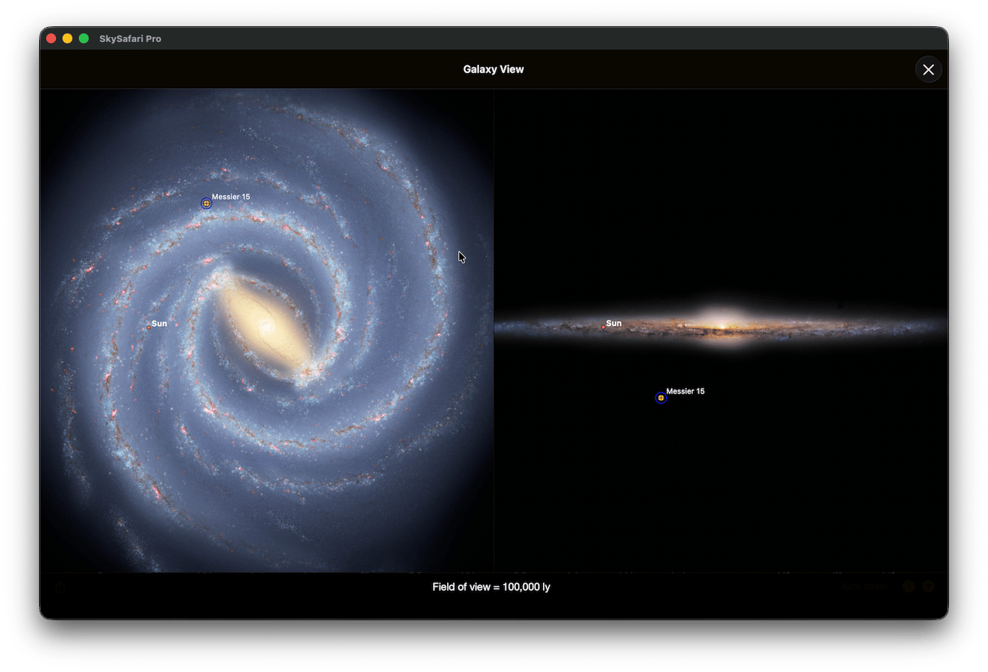 Galaxy view