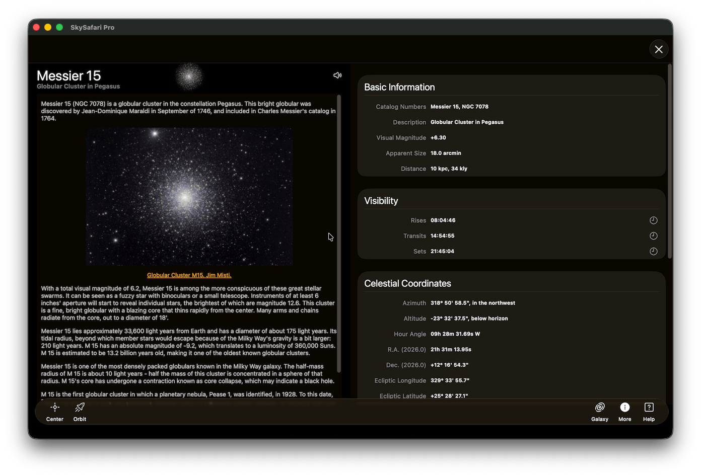 Object info